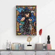 Lade das Bild in den Galerie-Viewer, Prinzessin - voller quadratischer Diamant - 40x50cm