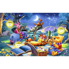 Lade das Bild in den Galerie-Viewer, Bär - voller runder Diamant - 60x40cm