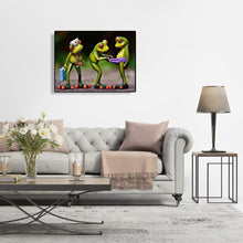 Lade das Bild in den Galerie-Viewer, Frogation - voller runder Diamant - 30x40cm