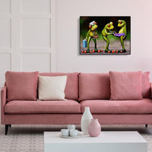 Lade das Bild in den Galerie-Viewer, Frogation - voller runder Diamant - 30x40cm