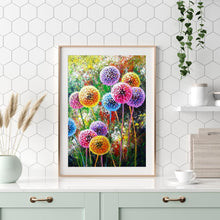 Lade das Bild in den Galerie-Viewer, Löwenzahn - voller quadratischer Diamant - 40x50cm