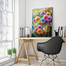 Lade das Bild in den Galerie-Viewer, Löwenzahn - voller quadratischer Diamant - 40x50cm
