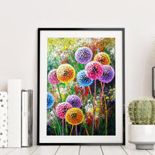 Lade das Bild in den Galerie-Viewer, Löwenzahn - voller quadratischer Diamant - 40x50cm