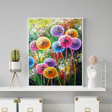 Lade das Bild in den Galerie-Viewer, Löwenzahn - voller quadratischer Diamant - 40x50cm