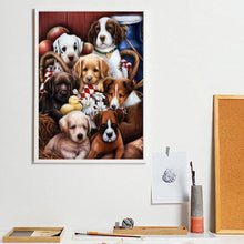 Lade das Bild in den Galerie-Viewer, Hund - voller quadratischer Diamant - 40x50cm