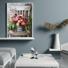 Lade das Bild in den Galerie-Viewer, Blume - voller quadratischer Diamant - 40x50cm