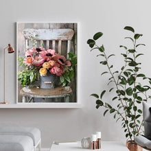 Lade das Bild in den Galerie-Viewer, Blume - voller quadratischer Diamant - 40x50cm
