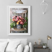 Lade das Bild in den Galerie-Viewer, Blume - voller quadratischer Diamant - 40x50cm