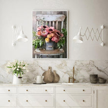 Lade das Bild in den Galerie-Viewer, Blume - voller quadratischer Diamant - 40x50cm