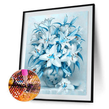 Lade das Bild in den Galerie-Viewer, Elegante Blumen - voller quadratischer Diamant - 40x50cm