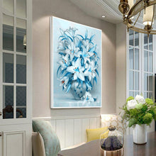 Lade das Bild in den Galerie-Viewer, Elegante Blumen - voller quadratischer Diamant - 40x50cm