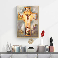 Lade das Bild in den Galerie-Viewer, Religion - voller quadratischer Diamant - 40x50cm
