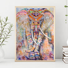 Lade das Bild in den Galerie-Viewer, Ethnische Elefant - voller quadratischer Diamant - 40x50cm