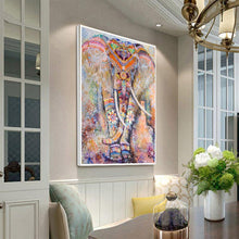 Lade das Bild in den Galerie-Viewer, Ethnische Elefant - voller quadratischer Diamant - 40x50cm
