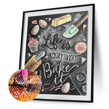 Lade das Bild in den Galerie-Viewer, Buchstaben - voller quadratischer Diamant - 40x50cm