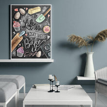 Lade das Bild in den Galerie-Viewer, Buchstaben - voller quadratischer Diamant - 40x50cm