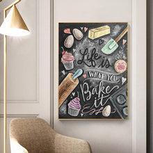 Lade das Bild in den Galerie-Viewer, Buchstaben - voller quadratischer Diamant - 40x50cm