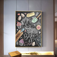 Lade das Bild in den Galerie-Viewer, Buchstaben - voller quadratischer Diamant - 40x50cm