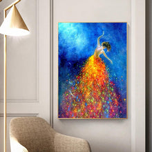 Lade das Bild in den Galerie-Viewer, Tanzende Frauen - voller quadratischer Diamant - 40x50cm