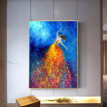 Lade das Bild in den Galerie-Viewer, Tanzende Frauen - voller quadratischer Diamant - 40x50cm