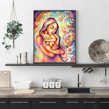 Lade das Bild in den Galerie-Viewer, Mutter Sohn - voller quadratischer Diamant - 40x50cm