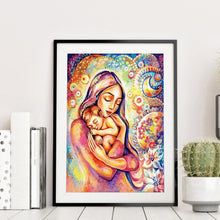 Lade das Bild in den Galerie-Viewer, Mutter Sohn - voller quadratischer Diamant - 40x50cm