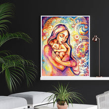 Lade das Bild in den Galerie-Viewer, Mutter Sohn - voller quadratischer Diamant - 40x50cm