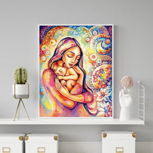 Lade das Bild in den Galerie-Viewer, Mutter Sohn - voller quadratischer Diamant - 40x50cm