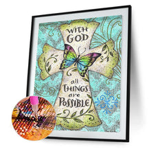 Lade das Bild in den Galerie-Viewer, Buchstabe - voller quadratischer Diamant - 40x50cm