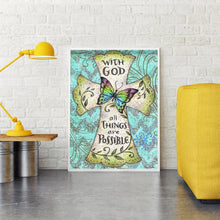 Lade das Bild in den Galerie-Viewer, Buchstabe - voller quadratischer Diamant - 40x50cm