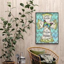 Lade das Bild in den Galerie-Viewer, Buchstabe - voller quadratischer Diamant - 40x50cm