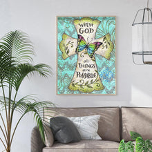 Lade das Bild in den Galerie-Viewer, Buchstabe - voller quadratischer Diamant - 40x50cm