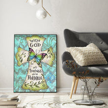 Lade das Bild in den Galerie-Viewer, Buchstabe - voller quadratischer Diamant - 40x50cm