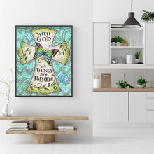 Lade das Bild in den Galerie-Viewer, Buchstabe - voller quadratischer Diamant - 40x50cm