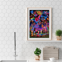 Lade das Bild in den Galerie-Viewer, Cartoon-Charakter - voller quadratischer Diamant - 40x50cm