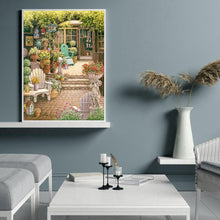 Lade das Bild in den Galerie-Viewer, SteinPflaster Garten - voller quadratischer Diamant - 40x50cm