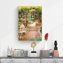 Lade das Bild in den Galerie-Viewer, SteinPflaster Garten - voller quadratischer Diamant - 40x50cm