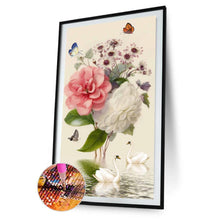 Lade das Bild in den Galerie-Viewer, Blume - voller runder Diamant - 45x85cm