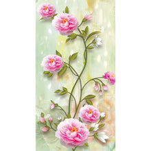 Lade das Bild in den Galerie-Viewer, Blume - voller runder Diamant - 45x85cm