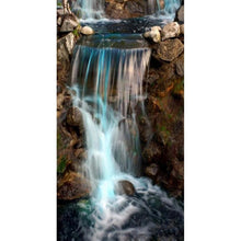Lade das Bild in den Galerie-Viewer, Wasserfall - voller runder Diamant - 45x85cm