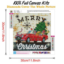Lade das Bild in den Galerie-Viewer, Weihnachten - voller runder Diamant - 30x30cm