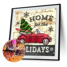 Lade das Bild in den Galerie-Viewer, Weihnachten - voller runder Diamant - 30x30cm