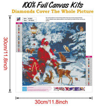 Lade das Bild in den Galerie-Viewer, Weihnachten -Rund/Quadrat Diamond Painting