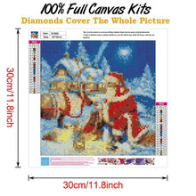 Lade das Bild in den Galerie-Viewer, Weihnachten - voller runder Diamant - 30x30cm