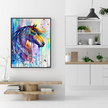Lade das Bild in den Galerie-Viewer, Pferd - voller quadratischer Diamant - 40x50cm