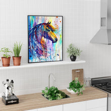Lade das Bild in den Galerie-Viewer, Pferd - voller quadratischer Diamant - 40x50cm
