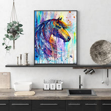 Lade das Bild in den Galerie-Viewer, Pferd - voller quadratischer Diamant - 40x50cm