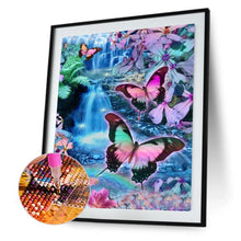 Lade das Bild in den Galerie-Viewer, Schmetterling - voller quadratischer Diamant - 40x50cm
