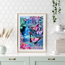 Lade das Bild in den Galerie-Viewer, Schmetterling - voller quadratischer Diamant - 40x50cm