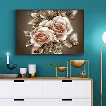 Lade das Bild in den Galerie-Viewer, Blume - voller quadratischer Diamant - 50x40cm